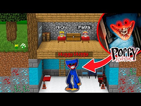¡HUGGY WUGGY APARECE DEBAJO DE MI CASA 😨 EN MINECRAFT❗ – MrOni vs Poppy Playtime