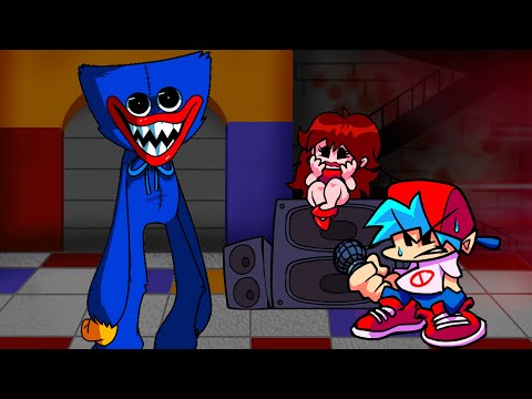 HUGGY WUGGY ASUSTA a BF y GF – Friday Night Funkin VS Huggy Wuggy (Poppy Playtime) [DEMO] FNF Mods