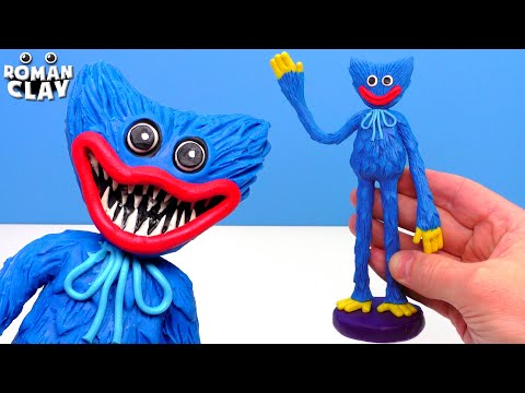 Huggy Wuggy ✋ Poppy Playtime with Clay | Roman Clay Tutorial