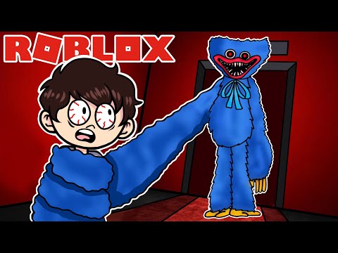 HUGGY WUGGY en EL ELEVADOR DEL HORROR – Roblox Scary Elevator