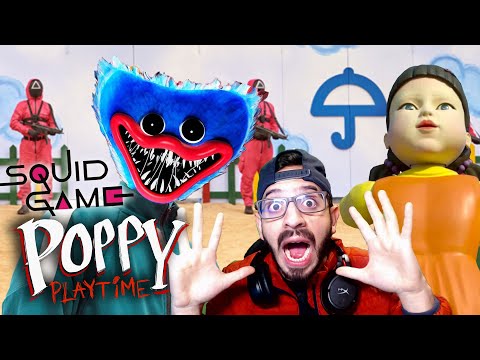 HUGGY WUGGY EN EL JUEGO DEL CALAMAR | Poppy PlayTime in Squid Game | Juegos Luky