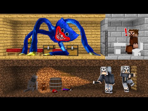 HUGGY WUGGY EVİNDEN KAÇIŞ – Minecraft