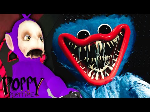 HUGGY WUGGY GONNA EAT ME! | Tinky Winky Plays Poppy Playtime