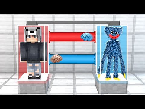 HUGGY WUGGY İLE YER DEĞİŞTİRDİK – Minecraft