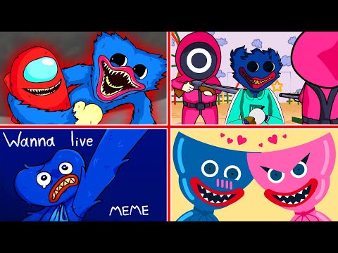 HUGGY WUGGY IS BACK !! – Poppy Playtime BEST Animation Memes On YOUTUBE !!