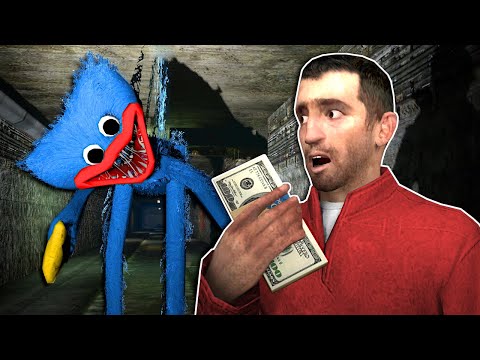 HUGGY WUGGY is Chasing Me Through Sewers! – Garry's Mod Poppy Playtime