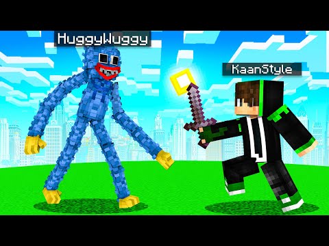 HUGGY WUGGY KAAN STYLE İLE SAVAŞTI 😱 -Minecraft