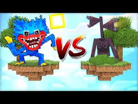 HUGGY WUGGY OSTROV vs. SIREN HEAD OSTROV V MINECRAFTU ! KDO VYHRAJE?