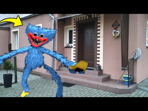 HUGGY WUGGY PRZYSZEDŁ POD MÓJ DOM w PRAWDZIWYM ŻYCIU!