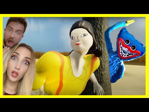 HUGGY WUGGY SQUİD GAME OYNUYOR 😂 😱 POPPY PLAYTİME ( AŞIRI KOMİK ANİMASYON ) KÜBRA NİSA HAN KANAL