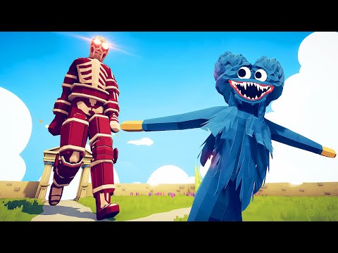 Huggy Wuggy Takes on COLOSSAL Titan – Totally Accurate Battle Simulator (TABS)