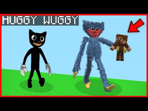 HUGGY WUGGY VE CARTOON CAT ARDA'YI KAÇIRDI! 😱 – Minecraft