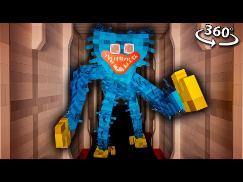 Huggy WUGGY Vision in Minecraft VR 360!