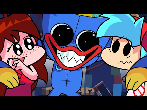 Huggy Wuggy Vs Boyfriend & Girlfriend – Friday Night Funkin Vs Playtime Animation