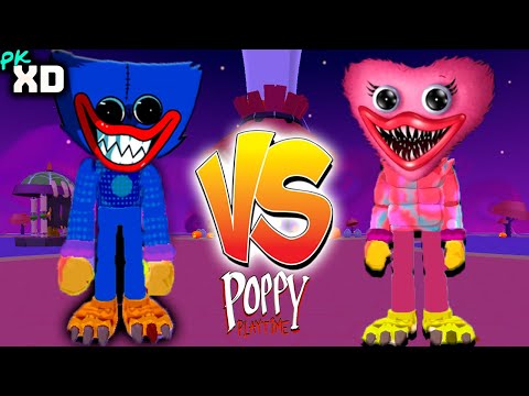 HUGGY WUGGY vs KISSY MISSY en PK XD *POPPY PLAYTIME 2* 🐸 SIMBA Y NALA