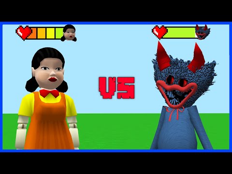 HUGGY WUGGY VS SQUİD GAME! 😱 – Minecraft ZENGİN FAKİR HAYATI