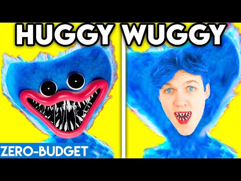 HUGGY WUGGY WITH ZERO BUDGET! (POPPY PLAYTIME FUNNY PARODY BY LANKYBOX!)