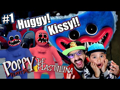 HUGGY WUGGY Y KISSY MISSY | Poppy Playtime en Mundo de Plastilina | Juegos Karim Juega