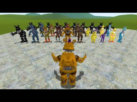 I BECAME FNAF ANIMATRONICS!! Garry's Mod Sandbox