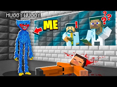 I Became HUGGY WUGGY in MINECRAFT! – Minecraft Trolling Video