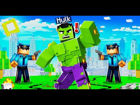 I BECAME THE HULK IN MINECRAFT! (strong)