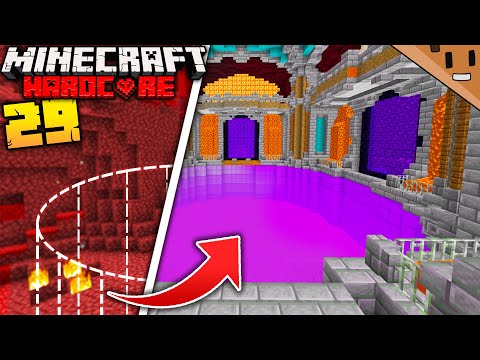 I Built an OP Nether Hub in Minecraft Hardcore! (#29)