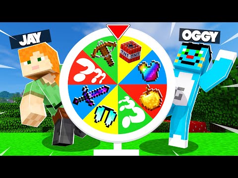 I LOST 1v1 LUCKY WHEEL RACE WITH OGGY IN MINECRAFT