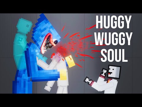 I made Huggy Wuggy from Human Souls [Experiment 1-0-0-6] – People Playground 1.22