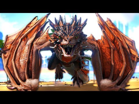 I Stepped Too Close to the INSANELY ENORMOUS BRONZE WYVERN! | ARK MEGA Modded #24