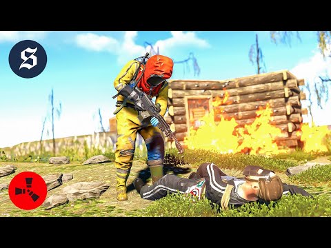 I stole an M249 from some Silly Gooses for Revenge – Rust Solo
