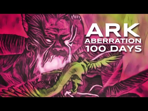 I Survived 100 Days of Hardcore ARK Aberration | Survival Evolved