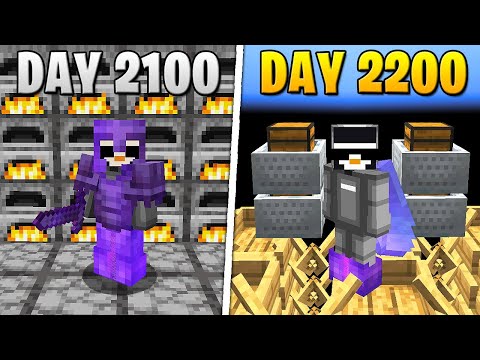 I Survived 2,200 Days in HARDCORE Minecraft…