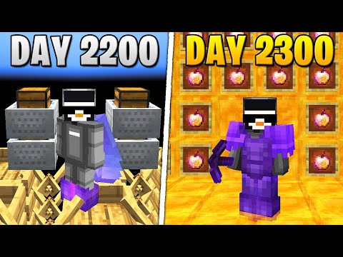 I Survived 2,300 Days in HARDCORE Minecraft…