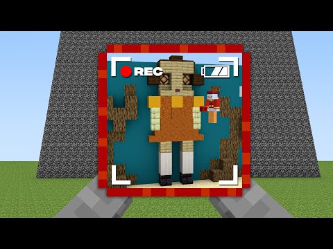 ich hacke Entes Kameras im BAU BATTLE in Minecraft