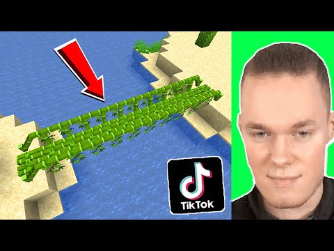 Ich TEST VIRALE TIK TOK HACKS in Minecraft! 🤯