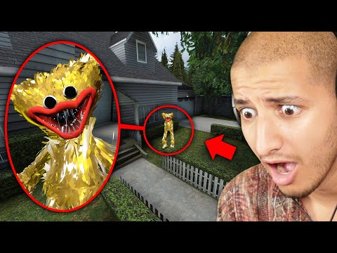 If You See GOLDEN HUGGY WUGGY Outside Your House, RUN AWAY FAST!! (Poppy Playtime)