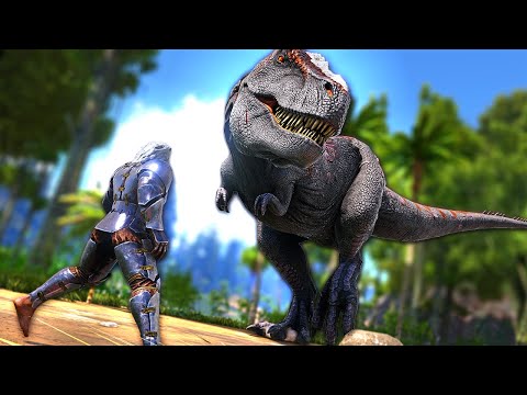 I'm Going to Tame a POWERFUL ALPHA REX! | ARK MEGA Modded #14