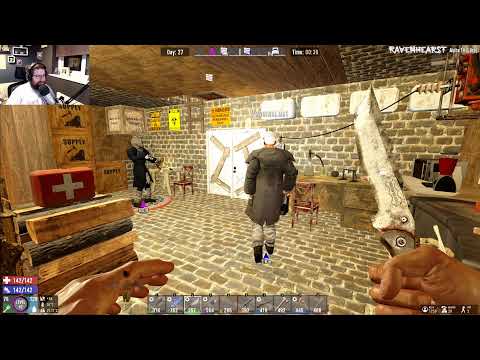 ITS ZOMBIE DAY!! Enjoy the Chaos! | 7 Days To Die