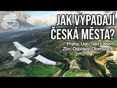 Jak vypadají Česká města v Microsoft Flight Simulator?