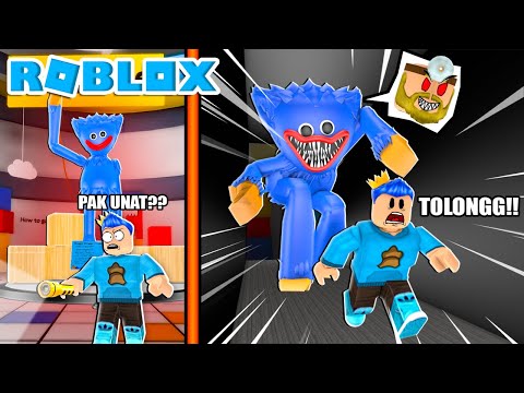 JAM 3 MALAM PAK UNAT BISA BERUBAH JADI BONEKA HUGGY WUGGY DI ROBLOX POPPY PLAYTIME!!!