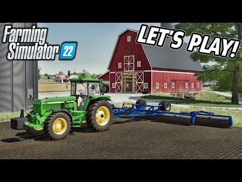 JD 4755 Field Rolling! (Elmcreek Episode 1) | Farming Simulator 22