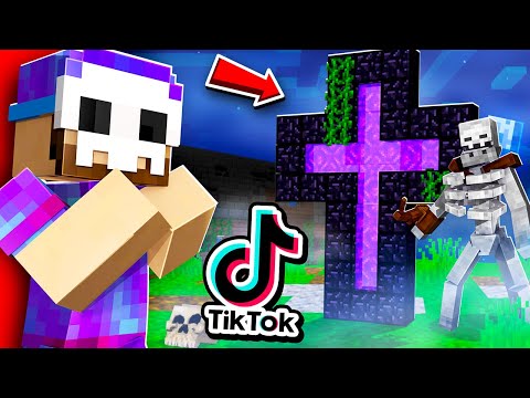 Je teste des Hacks TikTok Halloween sur Minecraft !