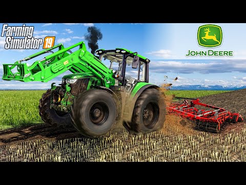 John Deere 6M Small EDIT | Test in Extreme Conditions (mud) | Farming Simulator 19