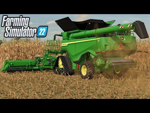 JOHN DEERE X9, 8R, AMERICAN SILO & AUGER! | FARMING SIMULATOR 22