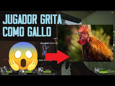Jugador grita como gallo | Versus con memes | Left 4 dead 2 | Parte 2