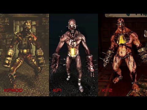 Killing Floor Zed Comparison/Evolution (KFMOD/KF1/KF2)