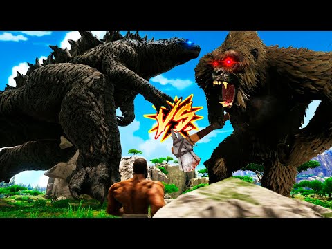 KING KONG VS GODZILLA | ARK SURVIVAL EVOLVED
