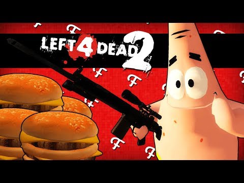 L4D2: Attack of the Krabby Patty Zombies! (Left 4 Dead 2 Spongebob Edition – Comedy Gaming)