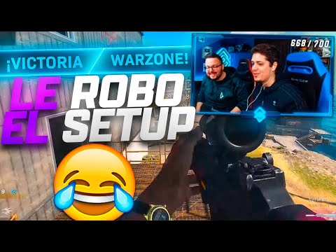 LE ROBO EL SET UP PARA JUGAR A COD WARZONE A SINAPSIS