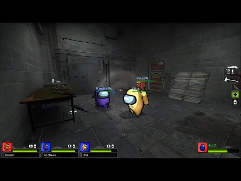 Left 4 Dead 2 (Among Us vs Fall Guys mod) Singleplayer Part 2